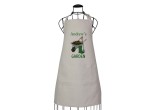 linen style personalised apron for gardening 